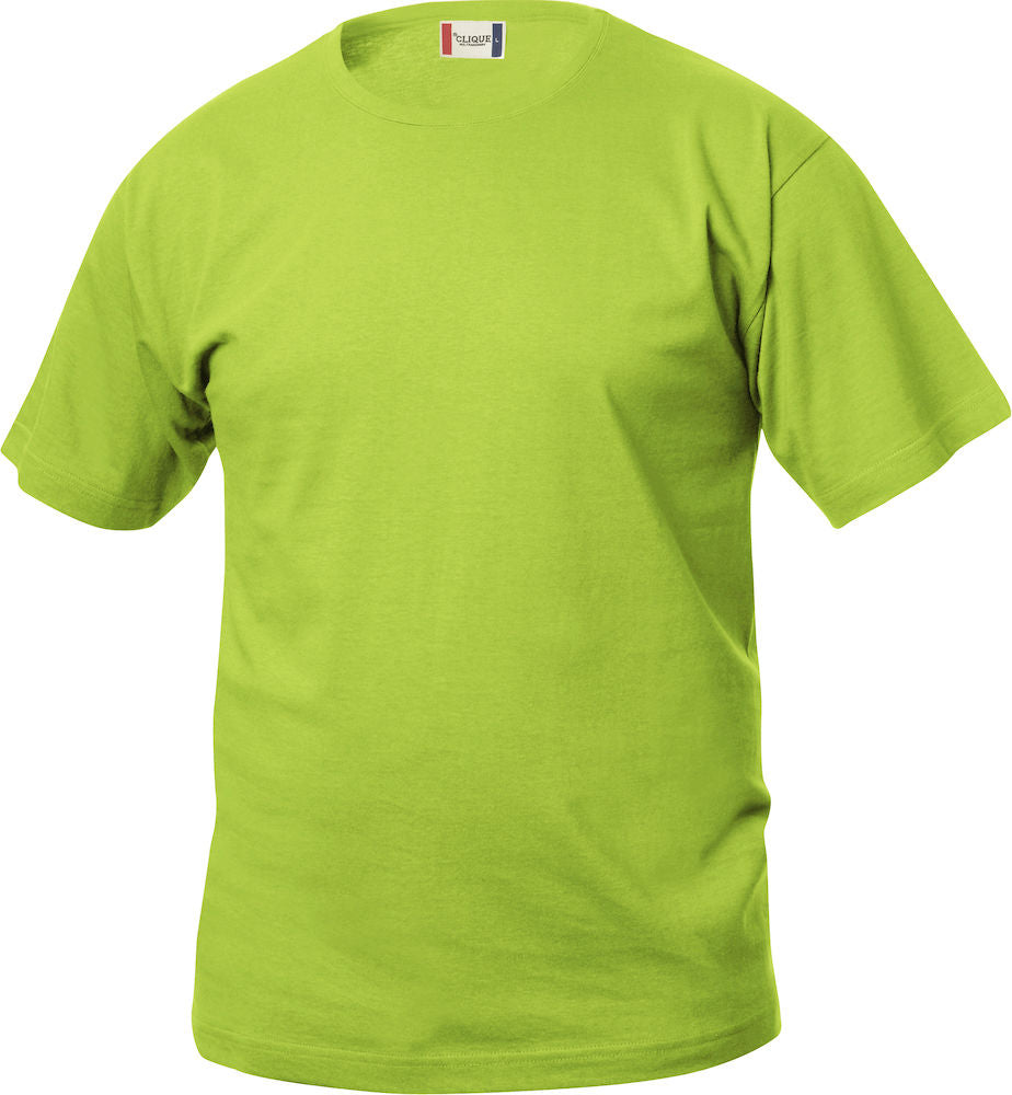 Clique Essentials Junior Tee Shirt. Kids Cotton Tee. 20 Colours, Ages 3-14 - Tee Shirt - Logo Free Clothing