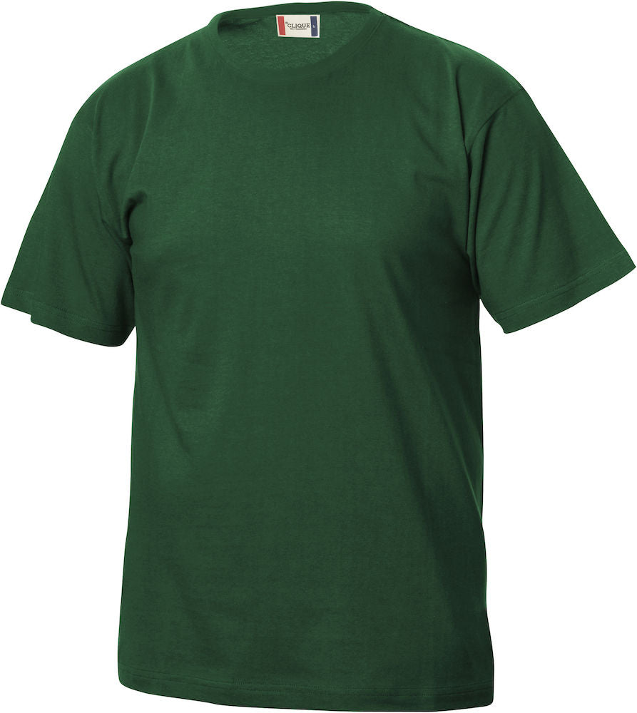 Clique Essentials Junior Tee Shirt. Kids Cotton Tee. 20 Colours, Ages 3-14 - Tee Shirt - Logo Free Clothing