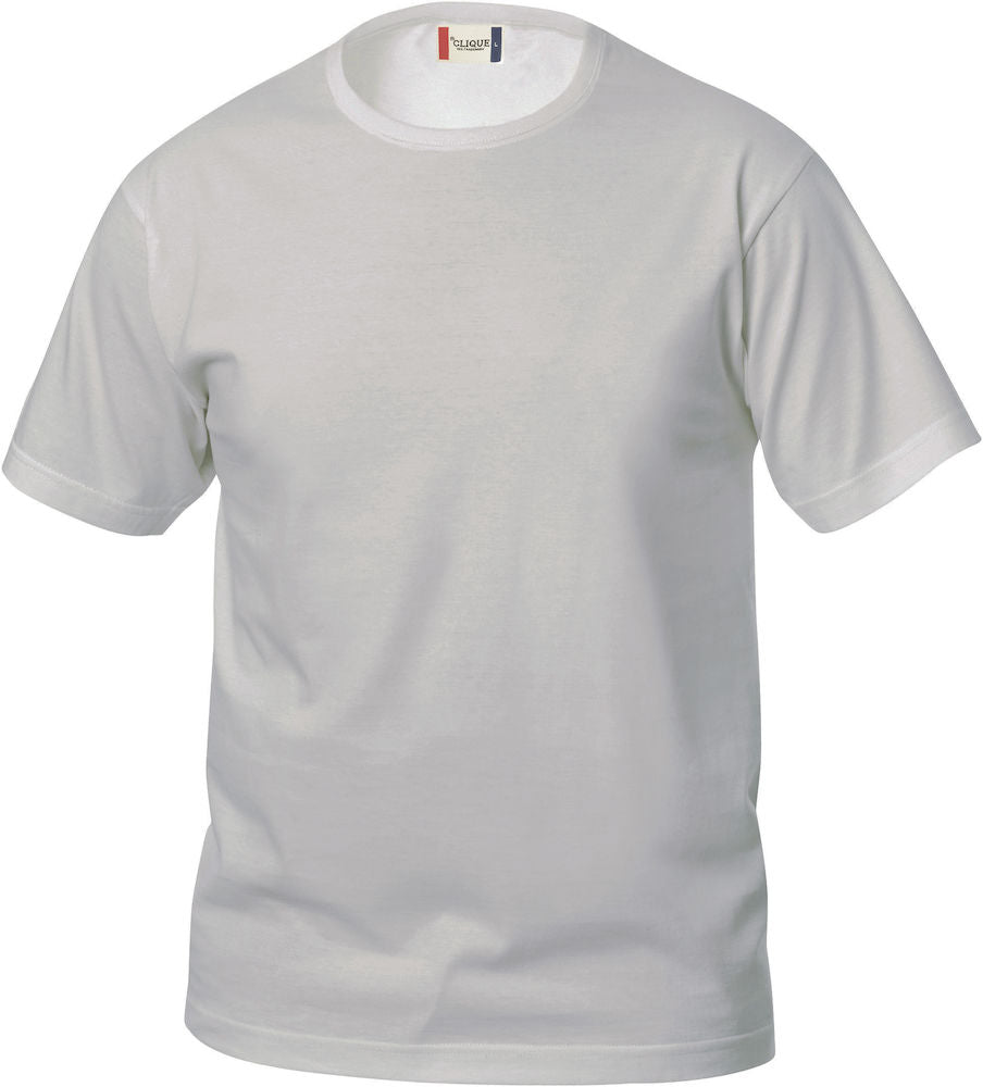 Clique Essentials Junior Tee Shirt. Kids Cotton Tee. 20 Colours, Ages 3-14 - Tee Shirt - Logo Free Clothing