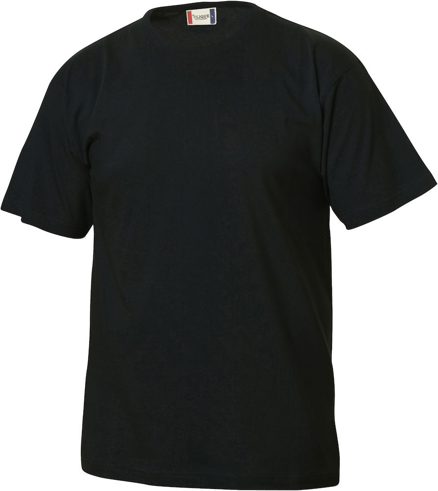 Clique Essentials Junior Tee Shirt. Kids Cotton Tee. 20 Colours, Ages 3-14 - Tee Shirt - Logo Free Clothing