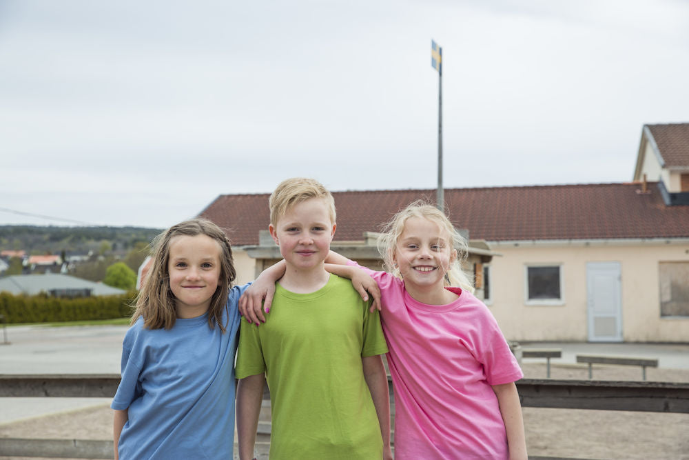 Clique Essentials Junior Tee Shirt. Kids Cotton Tee. 20 Colours, Ages 3-14 - Tee Shirt - Logo Free Clothing