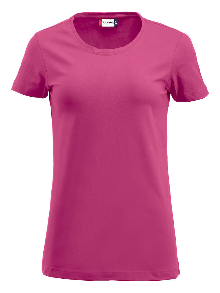 Clique Carolina Ladies Stretch Tee Shirt. Now in 9 Colours. S-3XL - Tee Shirt - Logo Free Clothing
