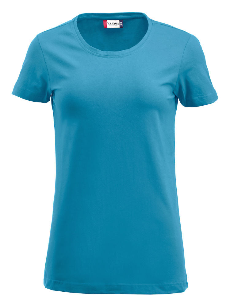 Clique Carolina Ladies Stretch Tee Shirt. Now in 9 Colours. S-3XL - Tee Shirt - Logo Free Clothing