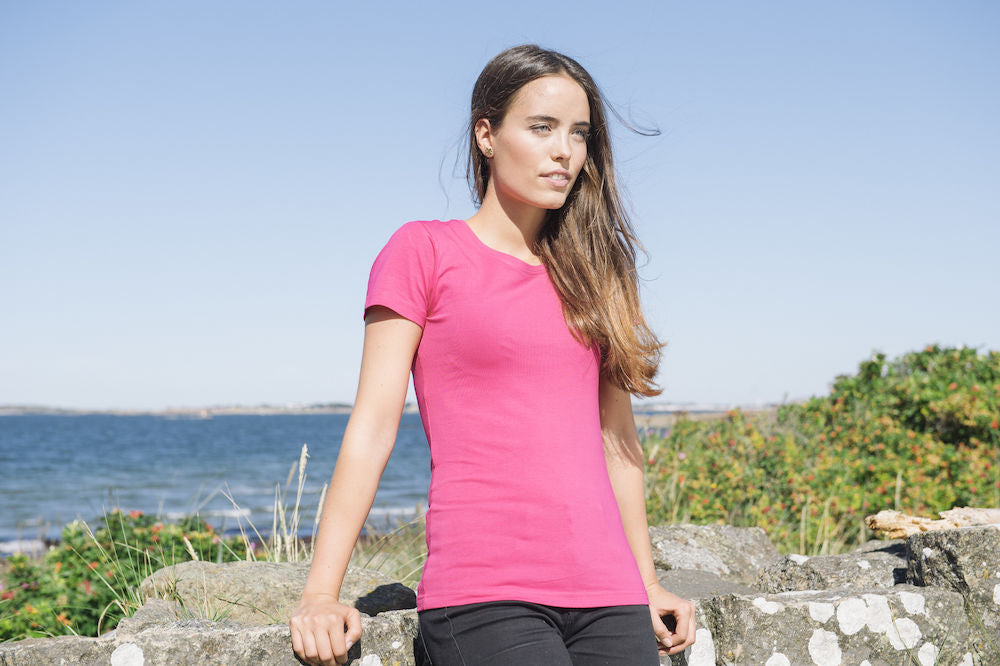 Clique Carolina Ladies Stretch Tee Shirt. Now in 9 Colours. S-3XL - Tee Shirt - Logo Free Clothing