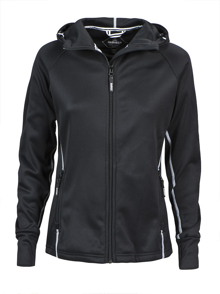 James Harvest Northderry- Ladies Hooded Fleece Jacket. Heavyweight 300gsm. XS-2XL - Hoodie - Logo Free Clothing