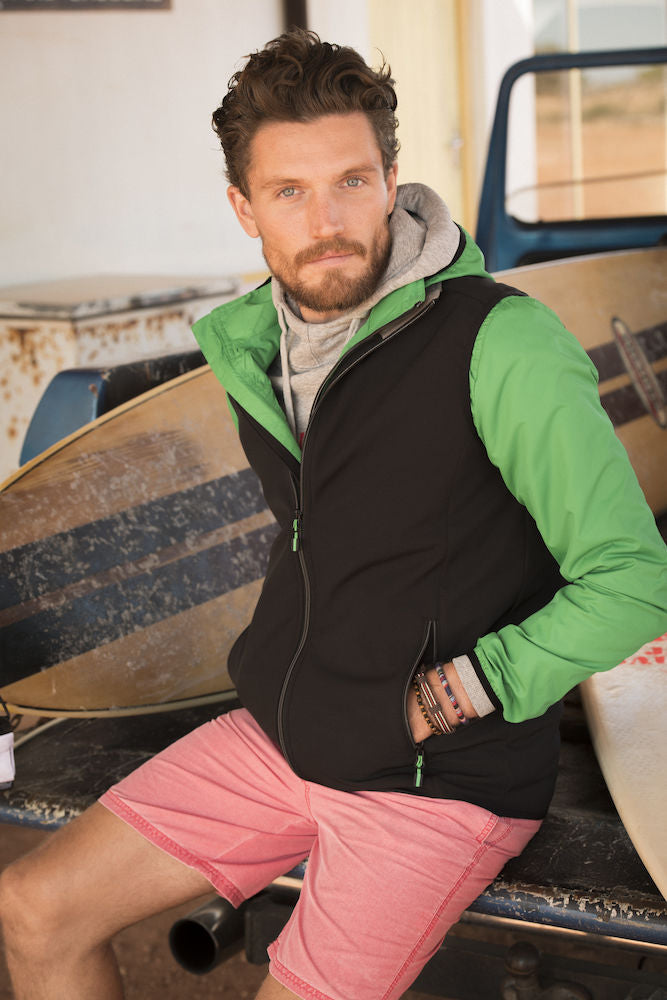 James Harvest Trial Mens Softshell Gilet. 7 Colours S-5XL - Gilet - Logo Free Clothing