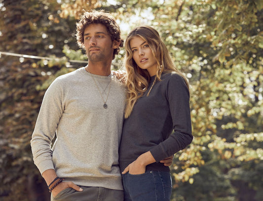 Clique Premium Organic Roundneck Sweatshirt-Unisex Fit-5 Colours XS-3XL - Sweatshirt - Logo Free Clothing