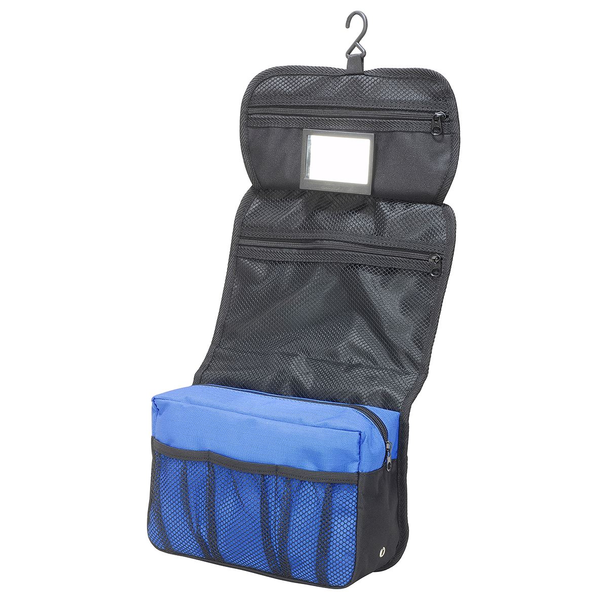 Shugon Bristol Folding Toiletry Bag | 4 Litre Capacity | Pockets | Hook | Mirror | 4 Colours | One Size