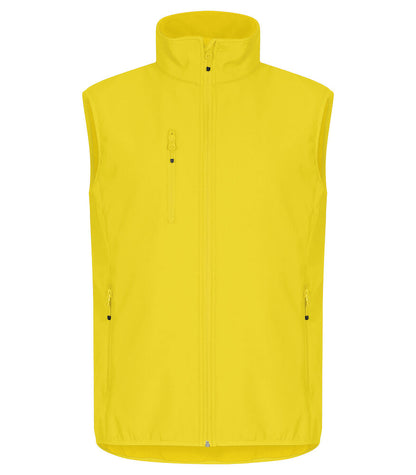 Clique Classic Mens Softshell Gilet | Recycled Waterproof Softshell | 9 Colours | XS-5XL