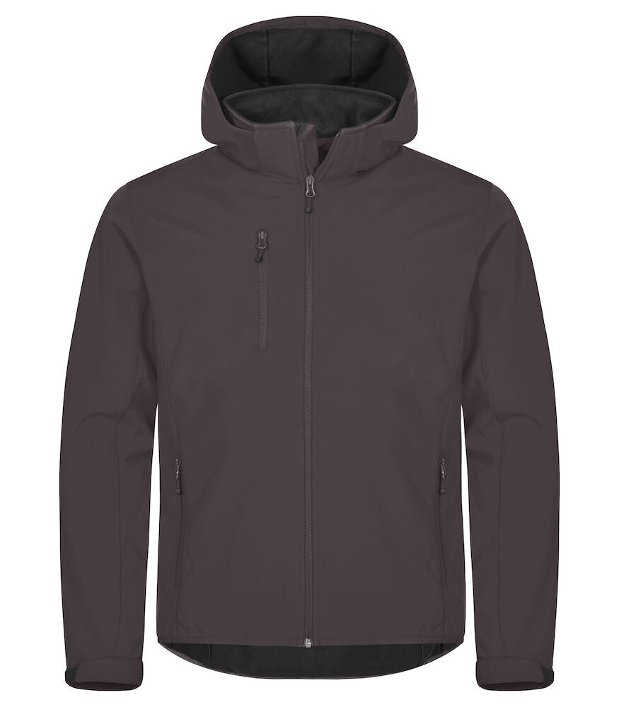Clique Classic Mens Softshell Hooded Jacket | Recycled Waterproof | 5 Colours | XS-5XL - Summer Jacket - Logo Free Clothing