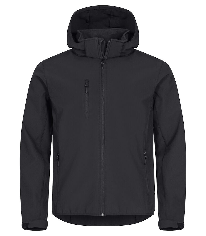 Clique Classic Mens Softshell Hooded Jacket | Recycled Waterproof | 5 Colours | XS-5XL