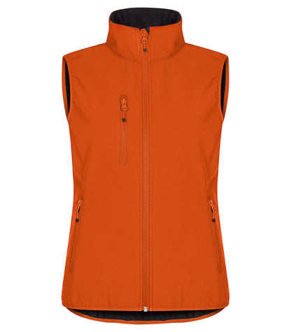 Clique Classic Ladies Softshell Gilet | Recycled Waterproof Softshell | 9 Colours | XS-3XL - Gilet - Logo Free Clothing