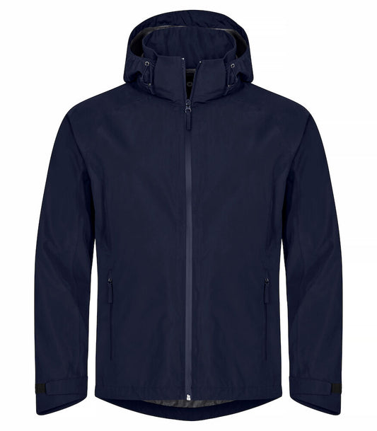 Clique Classic Mens Shell Jacket | Waterproof | Recycled Material | Navy or Black | XS-4XL - Summer Jacket - Logo Free Clothing