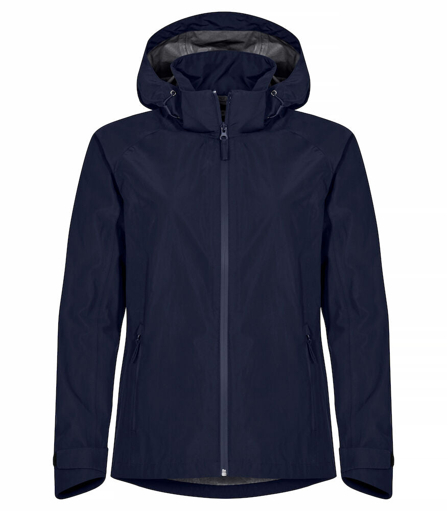 Clique Classic Ladies Shell Jacket | Recycled Waterproof Jacket | Navy or Black | XS-2XL