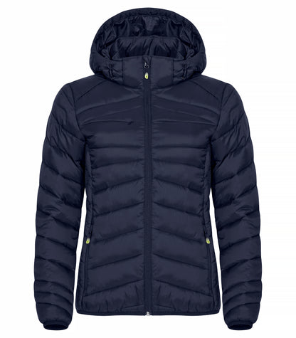 Clique Idaho Ladies Jacket | Padded | Recycled Material | Removable Hood | 3 Colours | XS-2XL