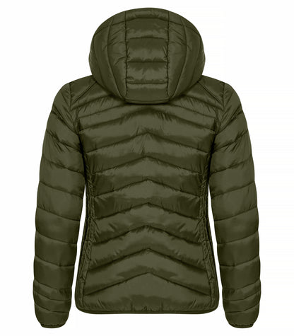Clique Idaho Ladies Jacket | Padded | Recycled Material | Removable Hood | 3 Colours | XS-2XL
