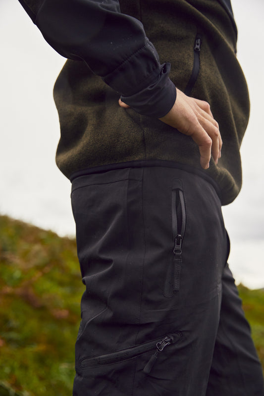 Clique Sebring Unisex Walking Trousers | Waterproof | Breathable | Stretch | Black | XS-3XL