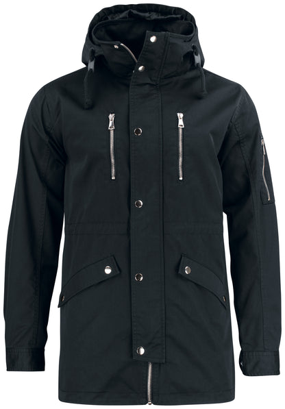 Clique Arock Unisex Jacket | Hip Length Coat | Hood | Autumn | Spring | Black | XS-3XL