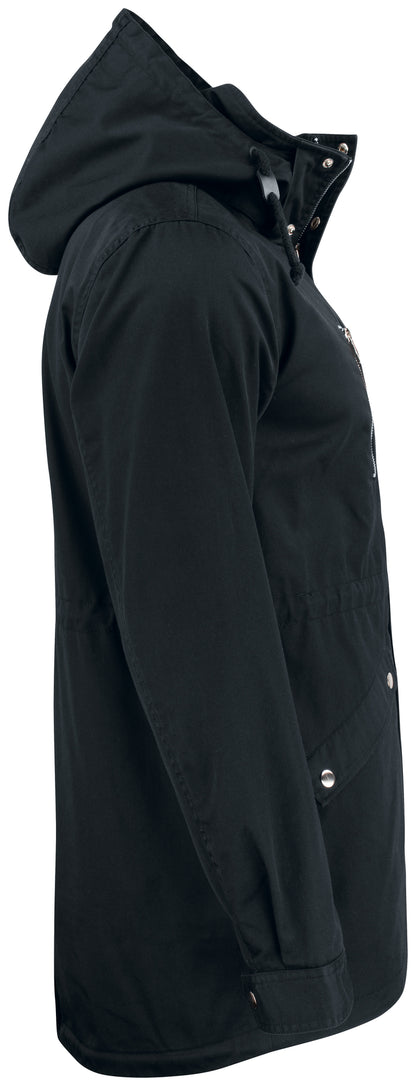 Clique Arock Unisex Jacket | Hip Length Coat | Hood | Autumn | Spring | Black | XS-3XL