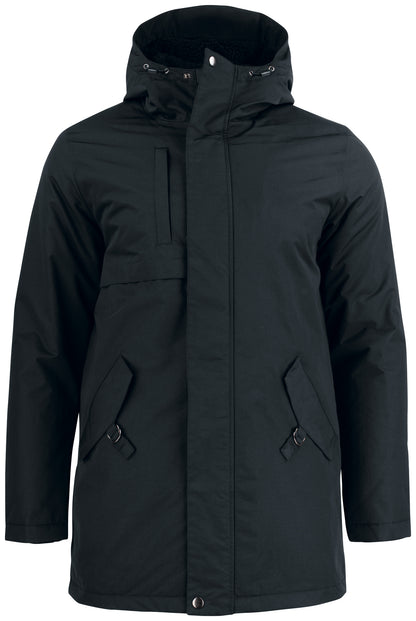 Clique Creston Padded Parka Coat | Unisex | Waterproof | Hooded | Black | XS-3XL