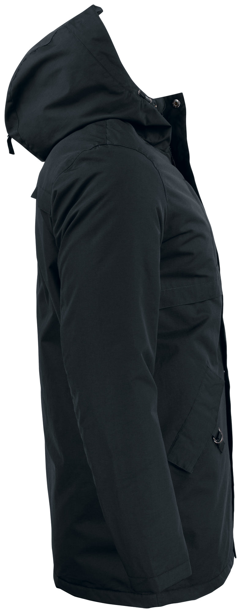 Clique Creston Padded Parka Coat | Unisex | Waterproof | Hooded | Black | XS-3XL