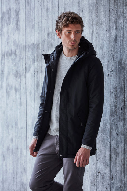 Clique Creston Padded Parka Coat | Unisex | Waterproof | Hooded | Black | XS-3XL