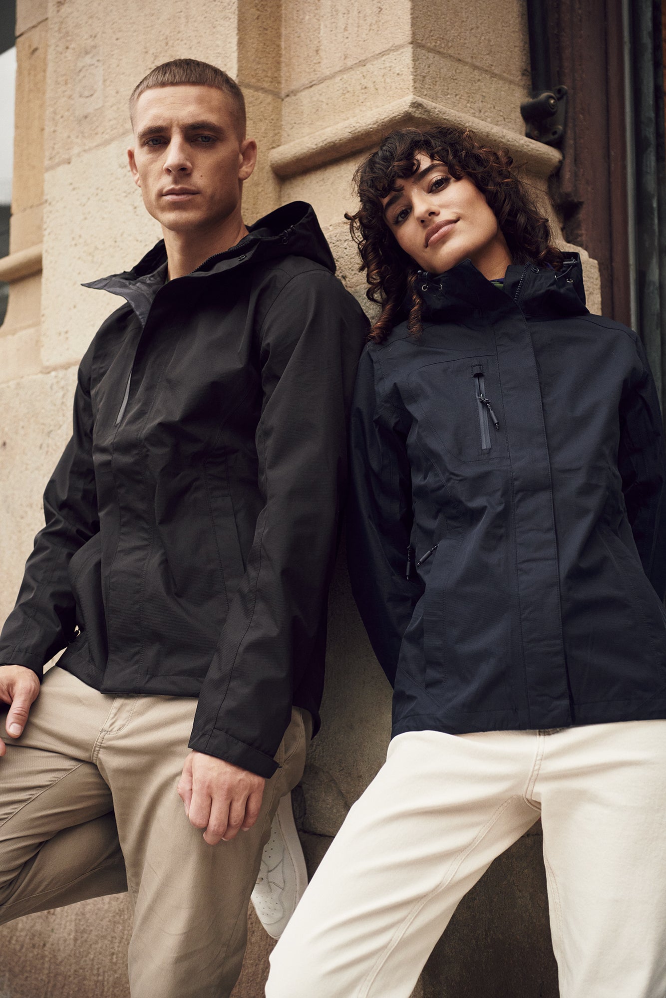 Clique Waco Ladies Shell Jacket | Very Waterproof | Hooded | Taped Seams | Navy or Black | XS-3XL