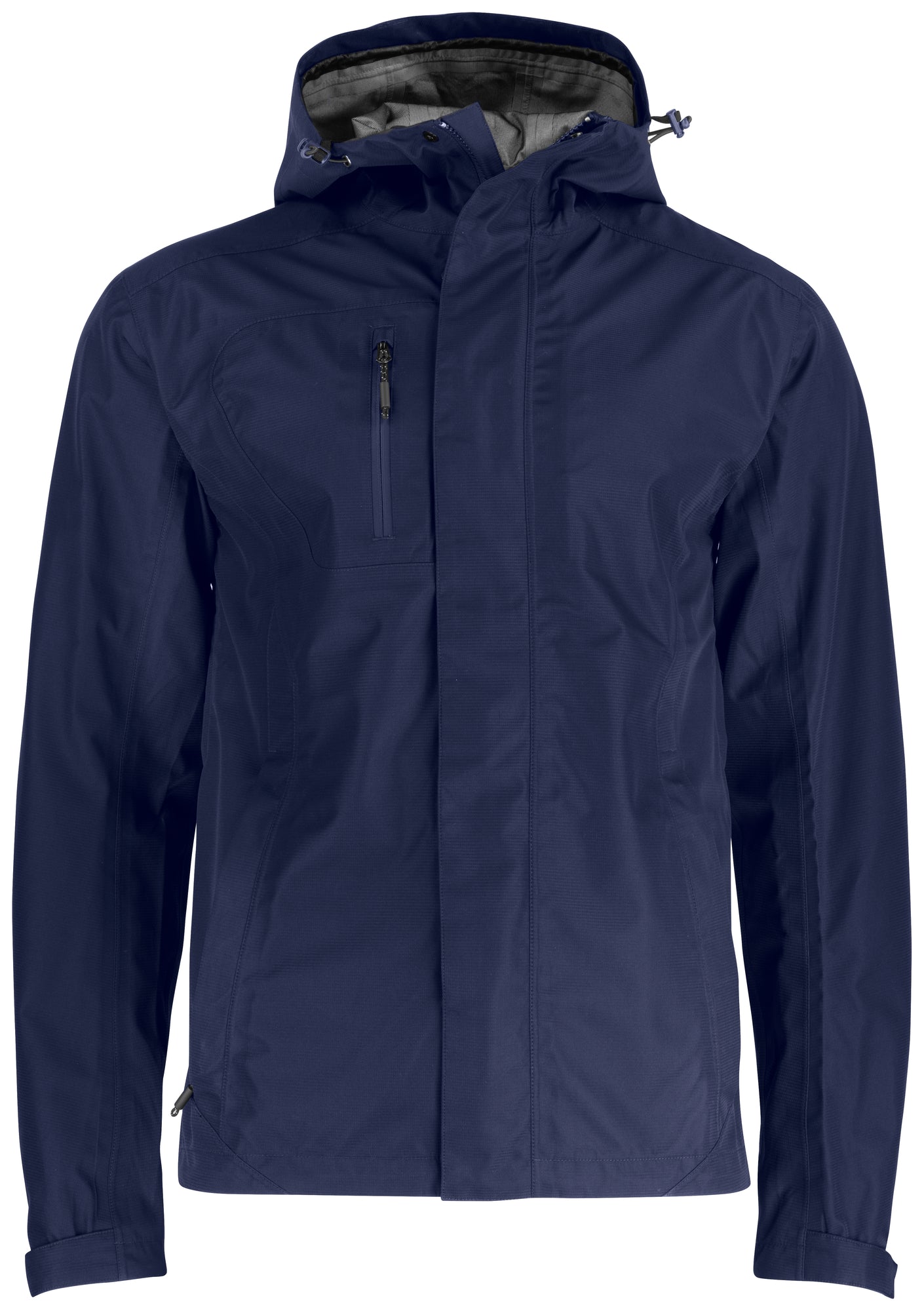 Clique Waco Men's Shell Jacket | Very Waterproof | Hooded | Taped Seams | Navy or Black | XS-3XL