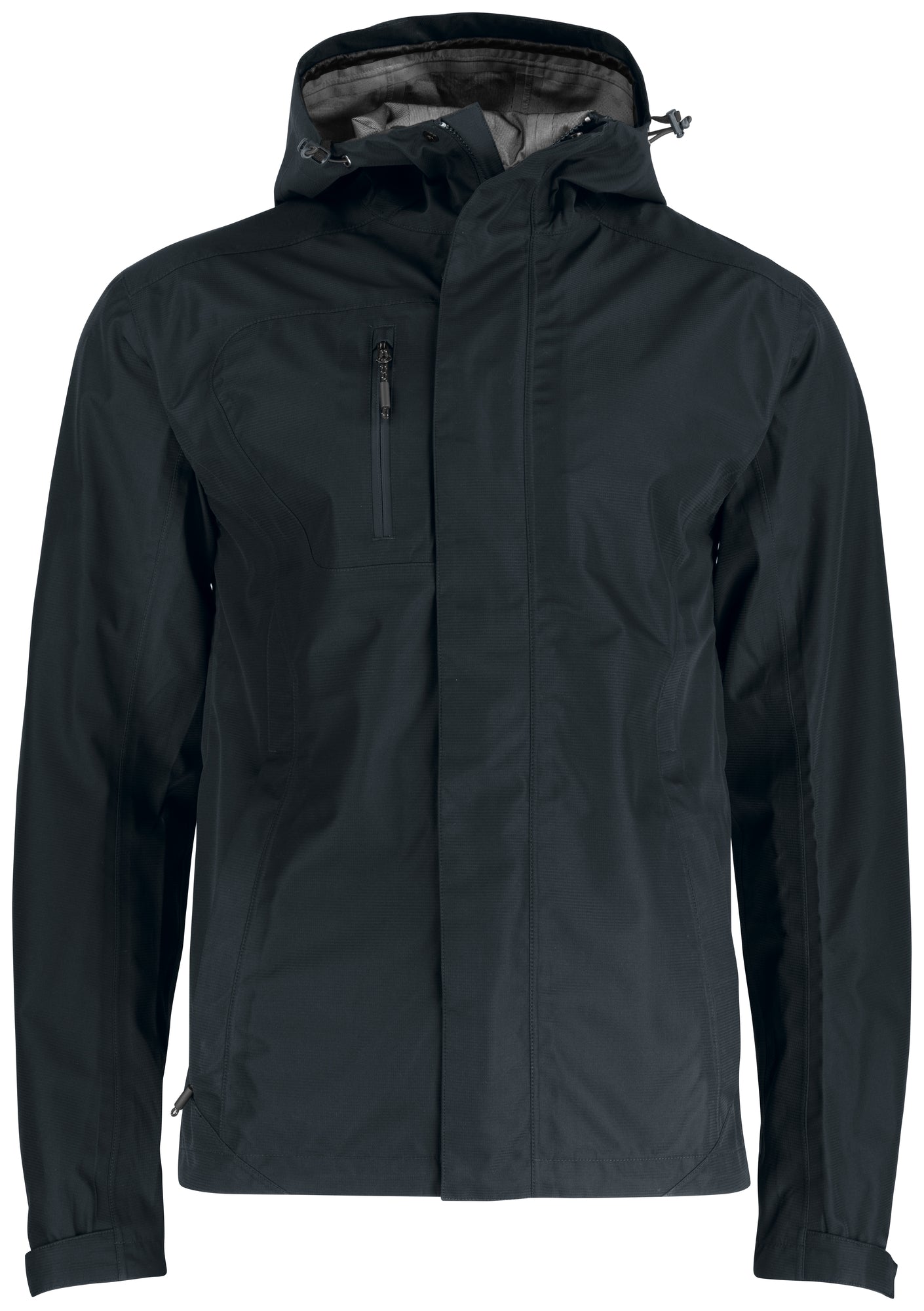Clique Waco Men's Shell Jacket | Very Waterproof | Hooded | Taped Seams | Navy or Black | XS-3XL