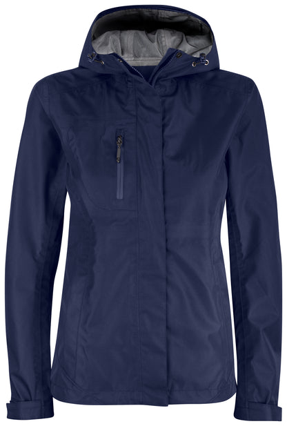 Clique Waco Ladies Shell Jacket | Very Waterproof | Hooded | Taped Seams | Navy or Black | XS-3XL