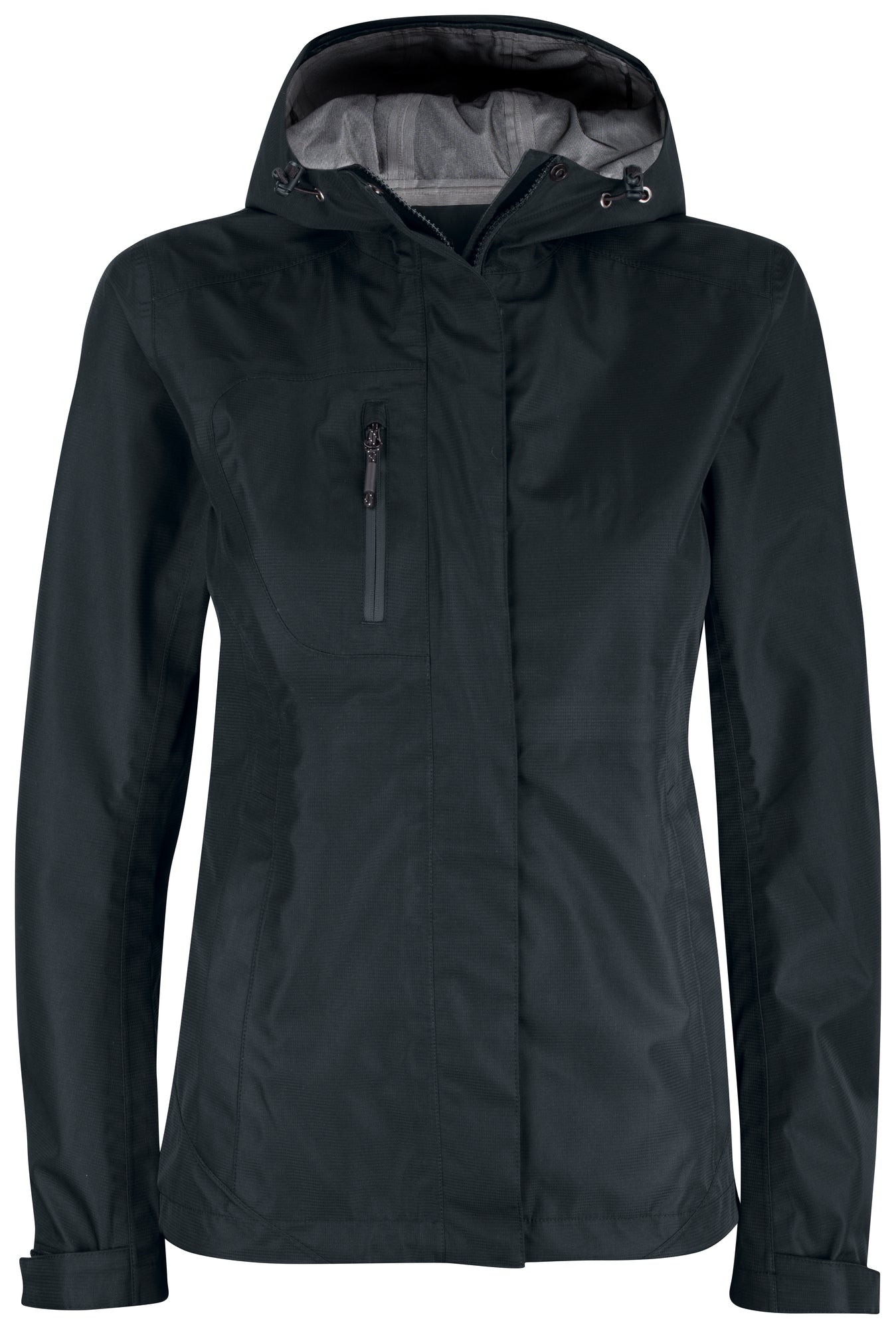 Clique Waco Ladies Shell Jacket | Very Waterproof | Hooded | Taped Seams | Navy or Black | XS-3XL