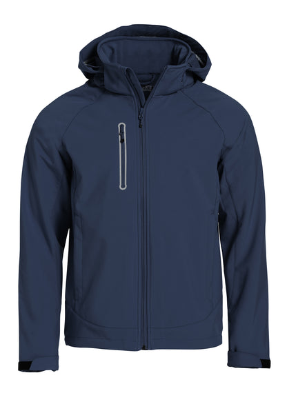 Clique Milford Men's Softshell Jacket | Detachable Hood | Waterproof | 5 Colours | XS-4XL