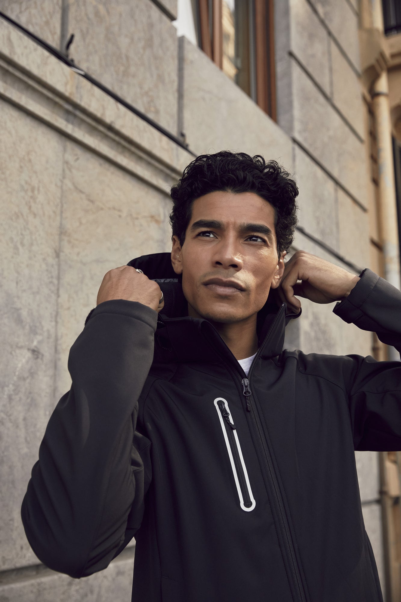 Clique Milford Men's Softshell Jacket | Detachable Hood – Logo