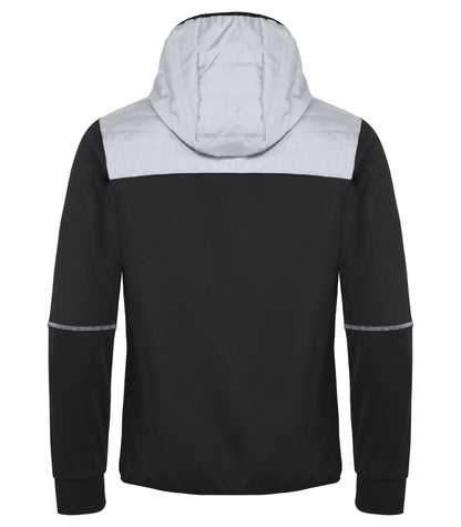 Clique Utah Men's Jacket | Lightly Padded | Hooded | Reflective or Black | XS-3XL