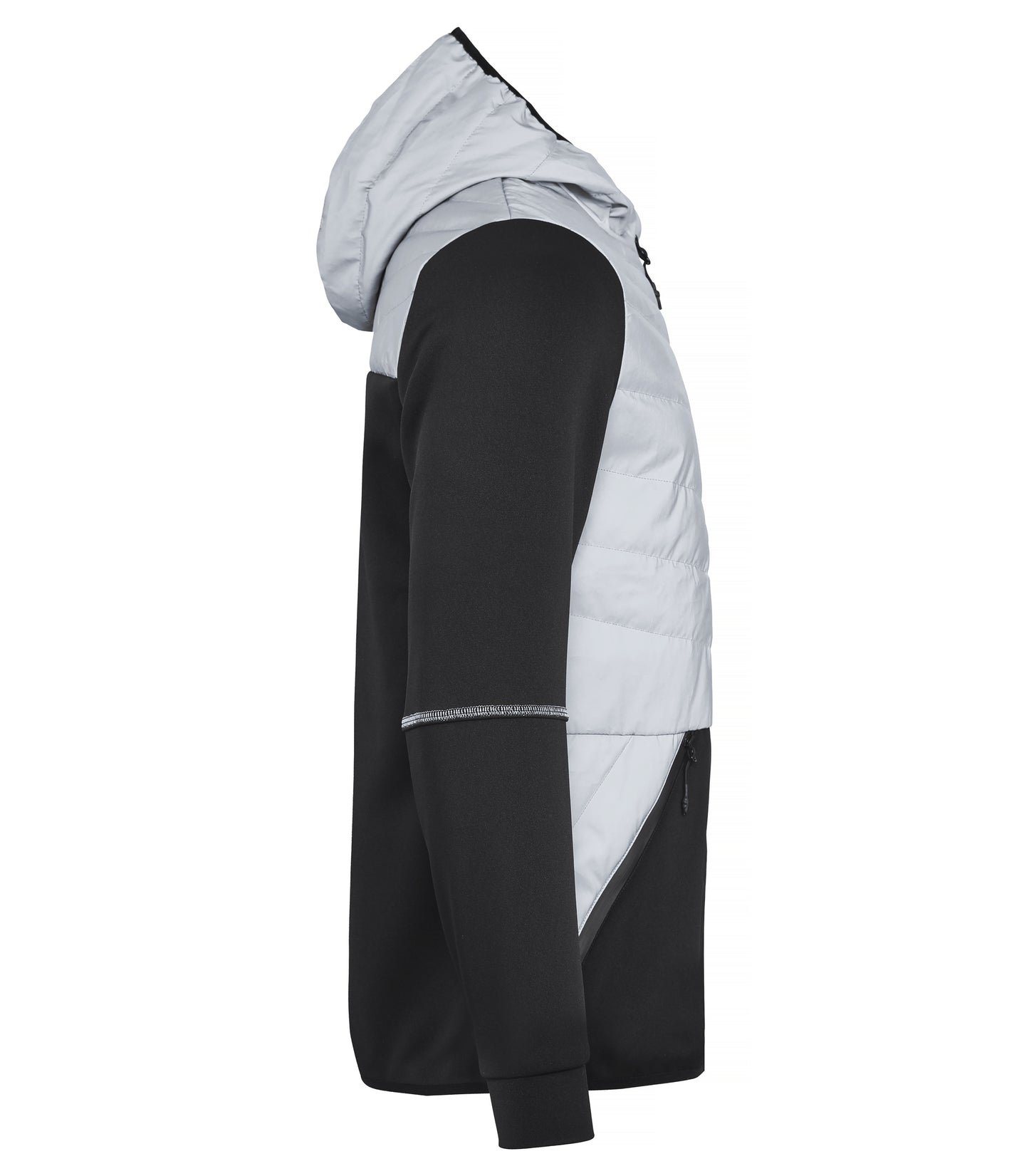 Clique Utah Men's Jacket | Lightly Padded | Hooded | Reflective or Black | XS-3XL
