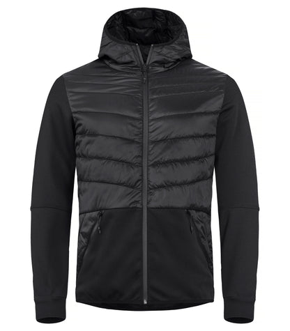 Clique Utah Men's Jacket | Lightly Padded | Hooded | Reflective or Black | XS-3XL