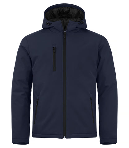 Clique Padded Men's Softshell Jacket | Hooded | Waterproof | Microfleece | 6 Colours | XS-4XL