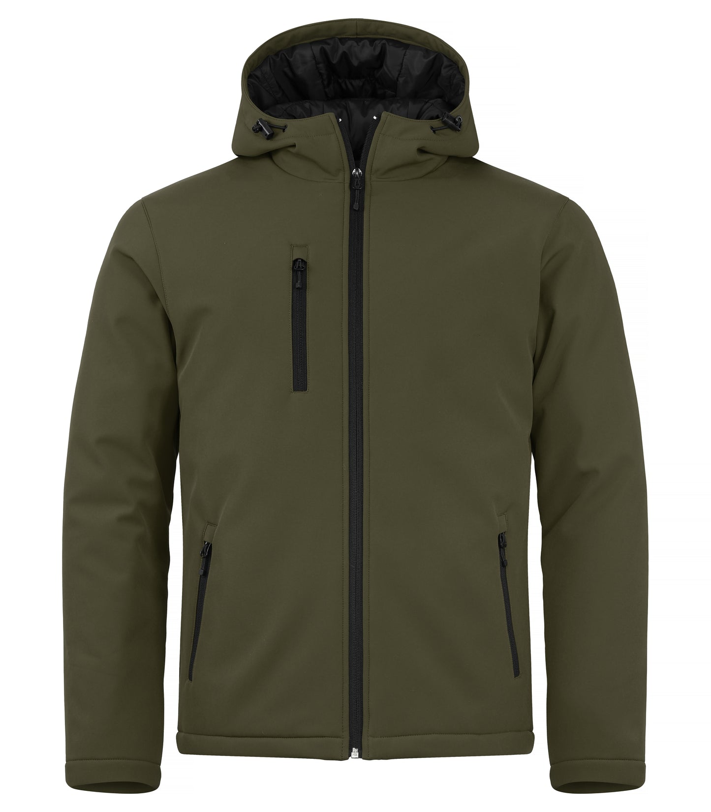 Clique Padded Men's Softshell Jacket | Hooded | Waterproof | Microfleece | 6 Colours | XS-4XL