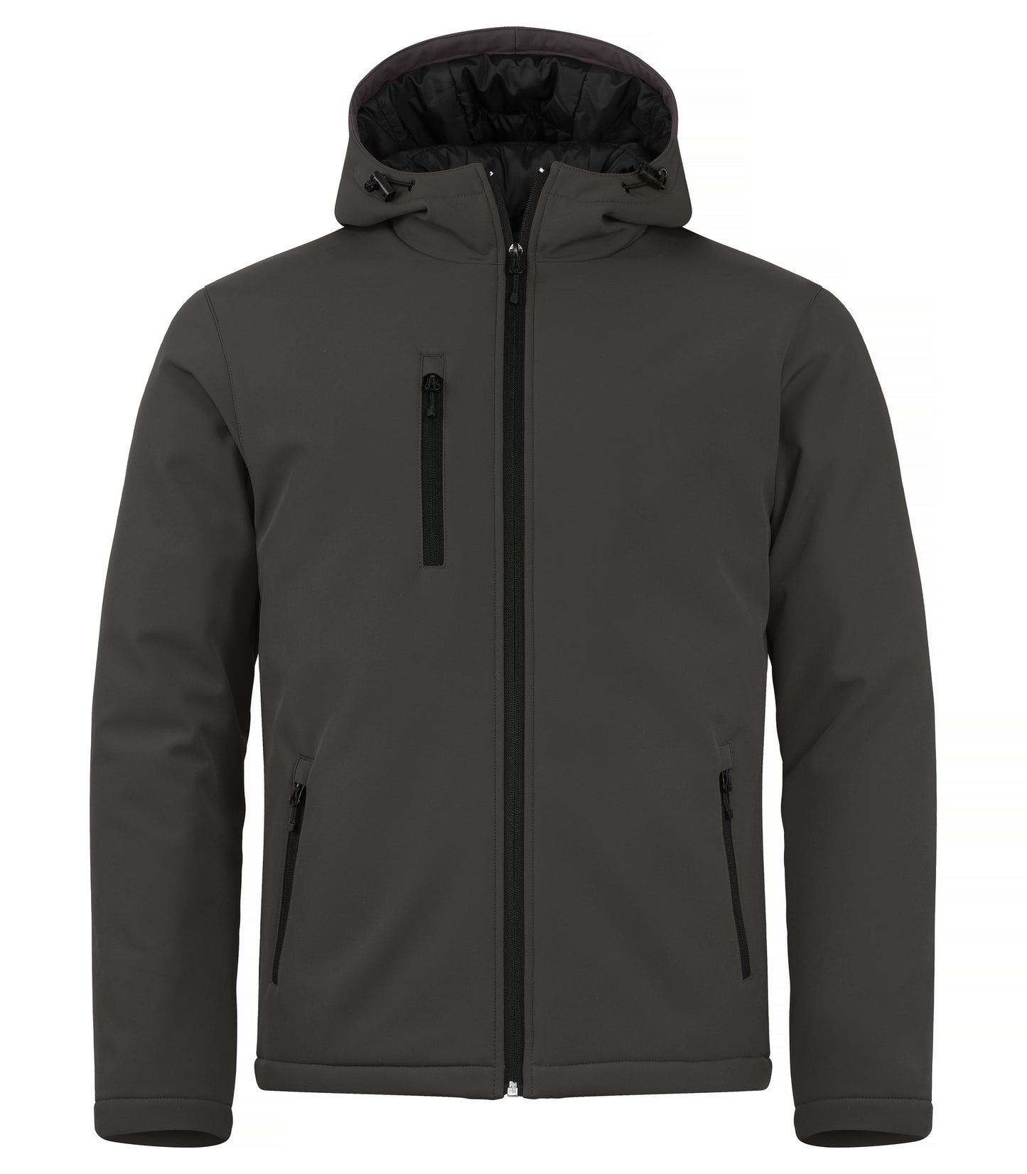 Clique Padded Men's Softshell Jacket | Hooded | Waterproof | Microfleece | 6 Colours | XS-4XL