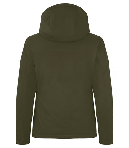 Clique Padded Ladies Softshell Jacket | Hooded | Waterproof | Microfleece | 6 Colours | XS-2XL