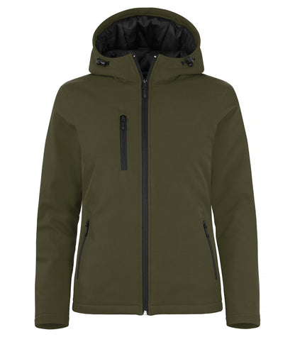 Clique Padded Ladies Softshell Jacket | Hooded | Waterproof | Microfleece | 6 Colours | XS-2XL