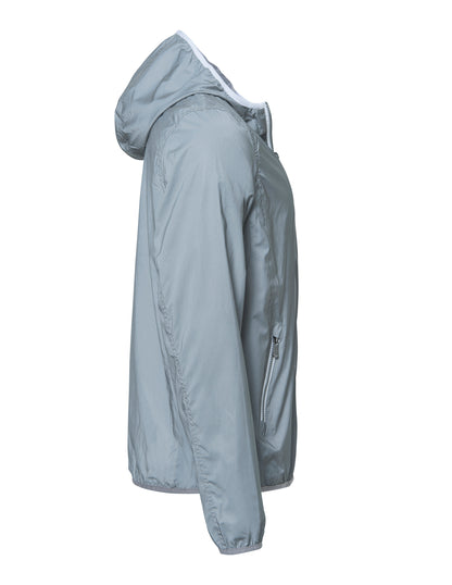 Clique Hardy Windbreaker Jacket | Reflective | Unisex | Hood | Mesh Lining | Grey | XS-3XL