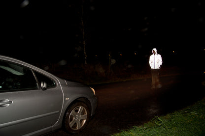 Clique Hardy Windbreaker Jacket | Reflective | Unisex | Hood | Mesh Lining | Grey | XS-3XL