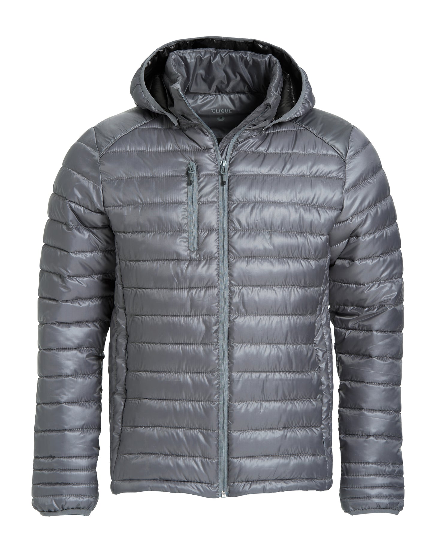 Clique Hudson Men's Puffer Jacket | Lightweight | Detachable Hood | 5 Colours | XS-3XL