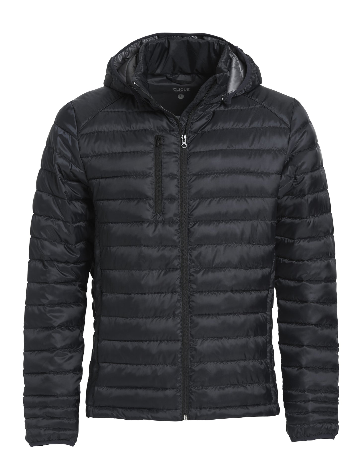 Clique Hudson Men's Puffer Jacket | Lightweight | Detachable Hood | 5 Colours | XS-3XL
