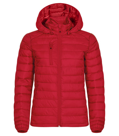 Clique Hudson Ladies Puffer Jacket | Lightweight | Detachable Hood | 5 Colours | XS-2XL
