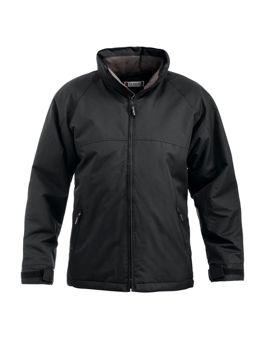 Clique Cincinnati Men's Jacket | Padded Jacket | Foldaway Hood | Black | XS-4XL