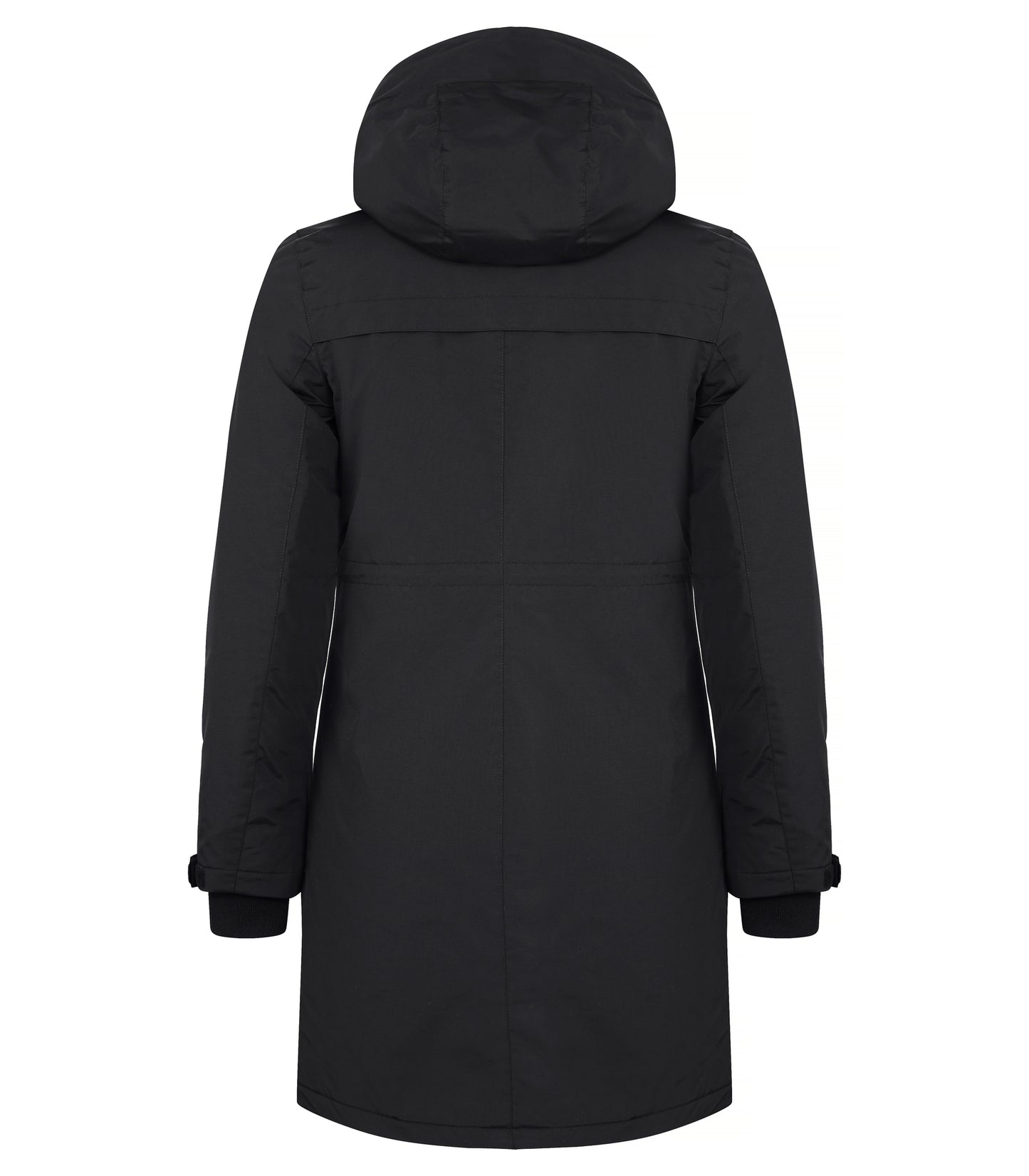 Clique Lindy Ladies Padded Parka Coat | Waterproof | Hood | Breathable | Black | XS-2XL