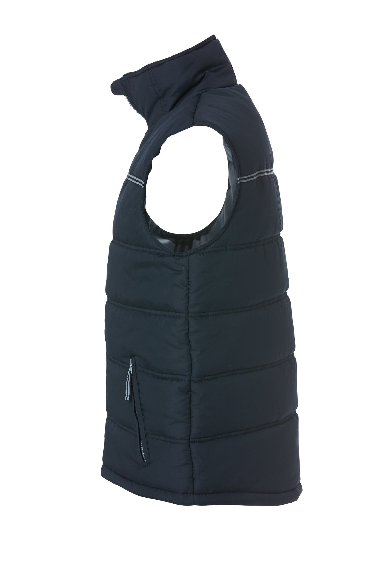 Clique Weston Padded Gilet | Unisex Body Warmer | Reflective Stripe | 2 Colours | XS-3XL