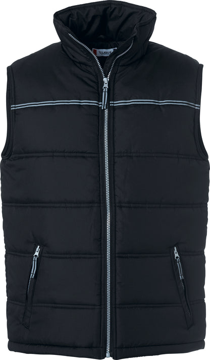 Clique Weston Padded Gilet | Unisex Body Warmer | Reflective Stripe | 2 Colours | XS-3XL
